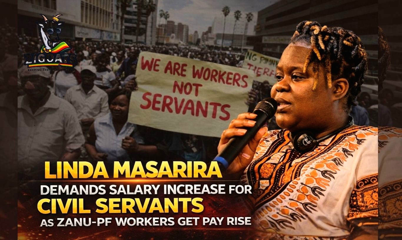 Linda Masarira Demands Salary Increase for Civil Servants as ZANU-PF Workers Get Pay Rise