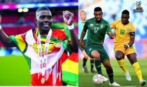 Marvelous Nakamba celebrates Luton promotion into Premier League. Plays against South Africa's Bafana Bafana 