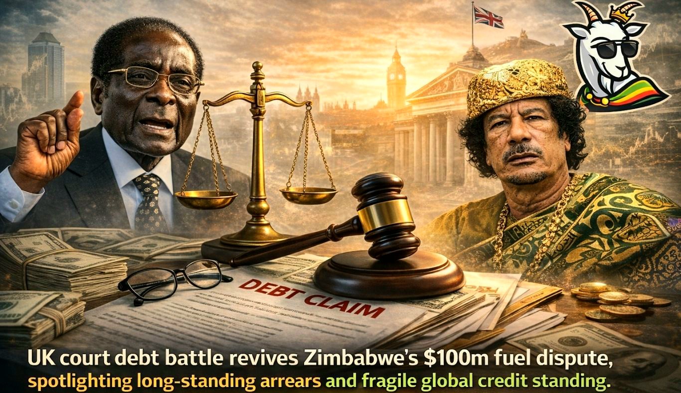 UK Court Orders Zimbabwe To Pay Libya Over $100 Million In Historic Oil Debt Case