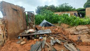 House in Epworth Harare collapsed due to rains