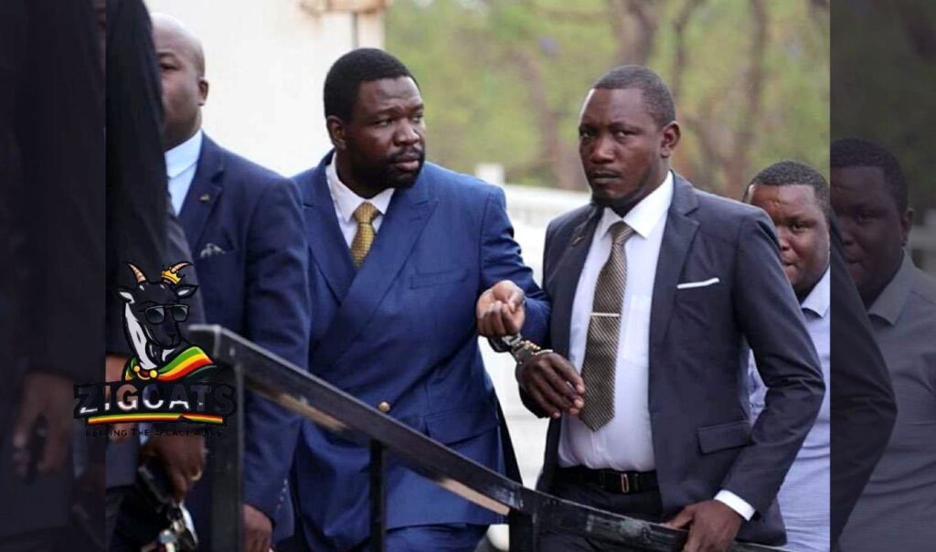 Walter Magaya approaching Harare court in handcuffs. He was arrested for alleged rape and fraud. Could this be set up by Emmanuel Makandiwa or UFIC as PHD Followers believe?