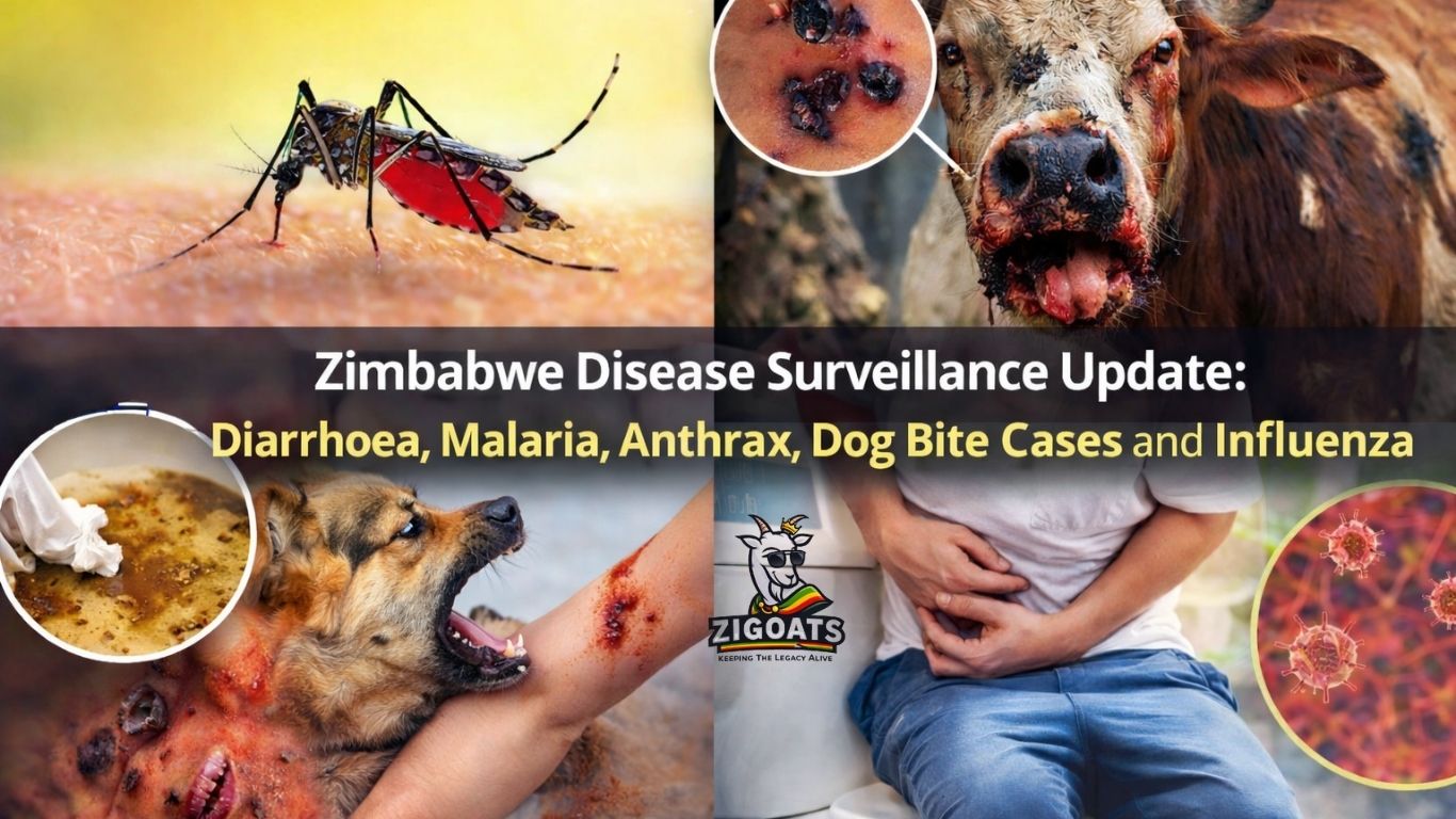 Zimbabwe Disease Surveillance Update: Diarrhoea and Malaria Rise as Influenza Declines