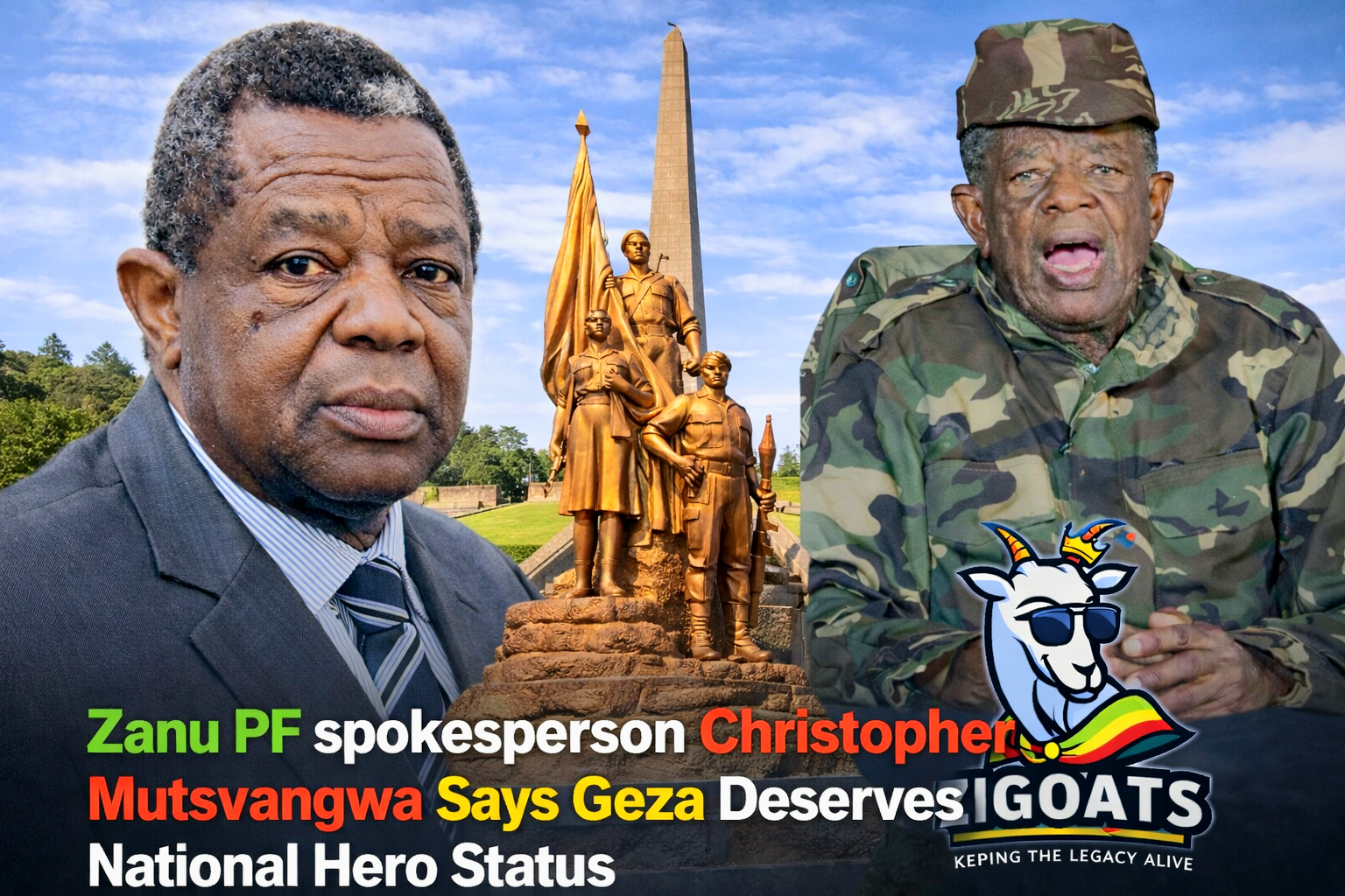 Mutsvangwa Says Cde Bombshell Geza Deserves National Hero Status Despite Fallout With Mnangagwa