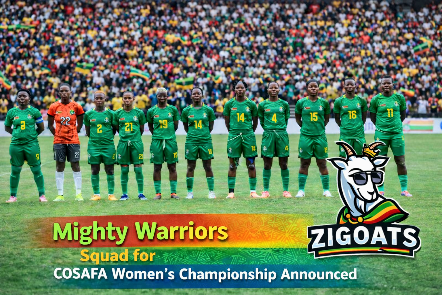 ZIFA Announces Final Mighty Warriors Squad For COSAFA