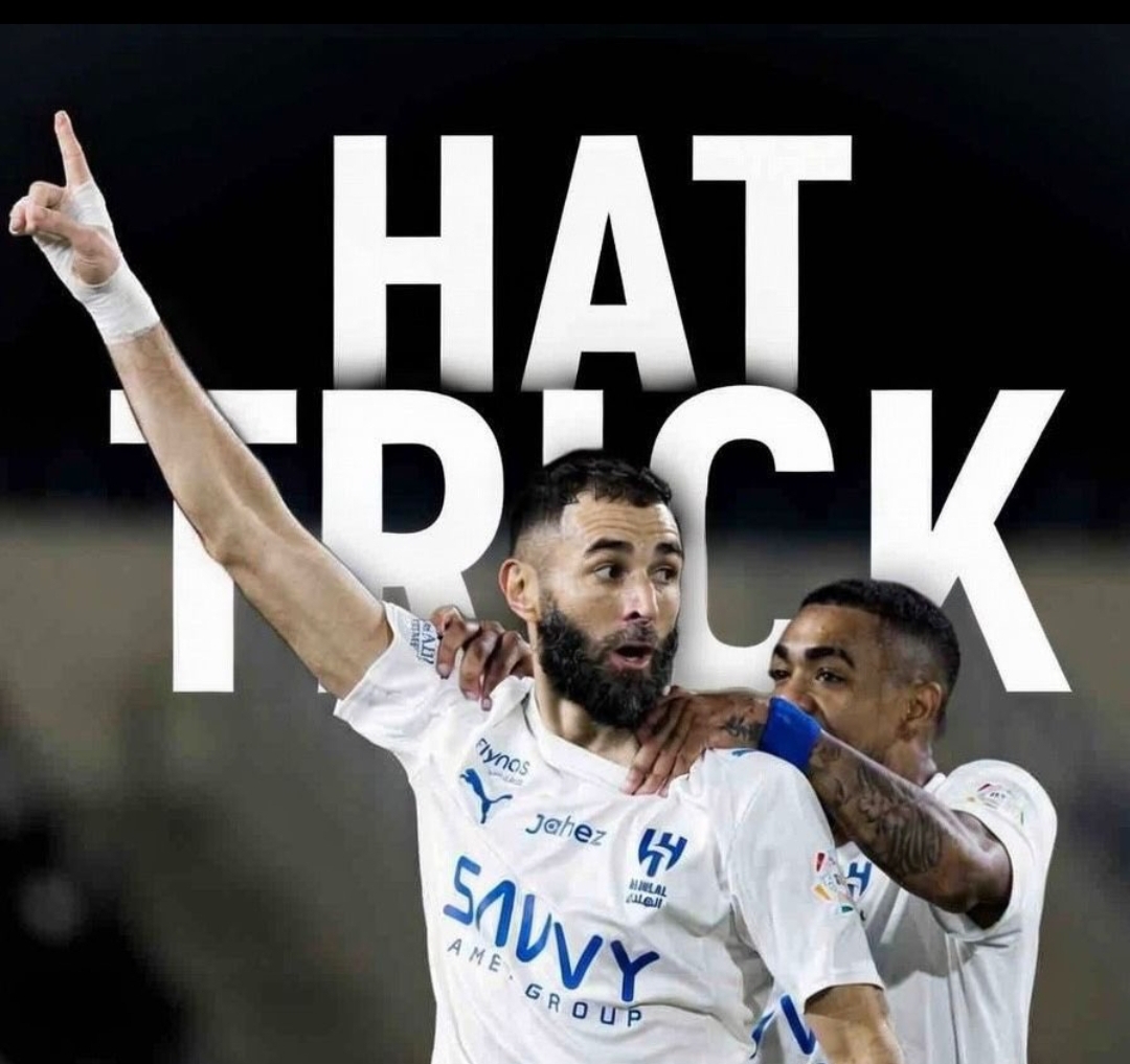 Benzema Enters Beast Mode, Scores Hat-Trick On Debut