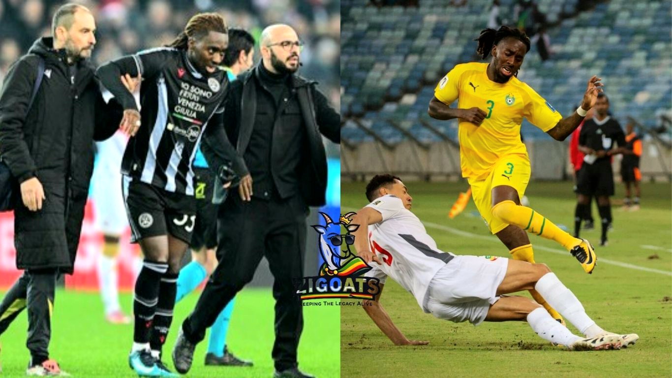 Jordan Zemura Udinese Zimbabwe muscle injury