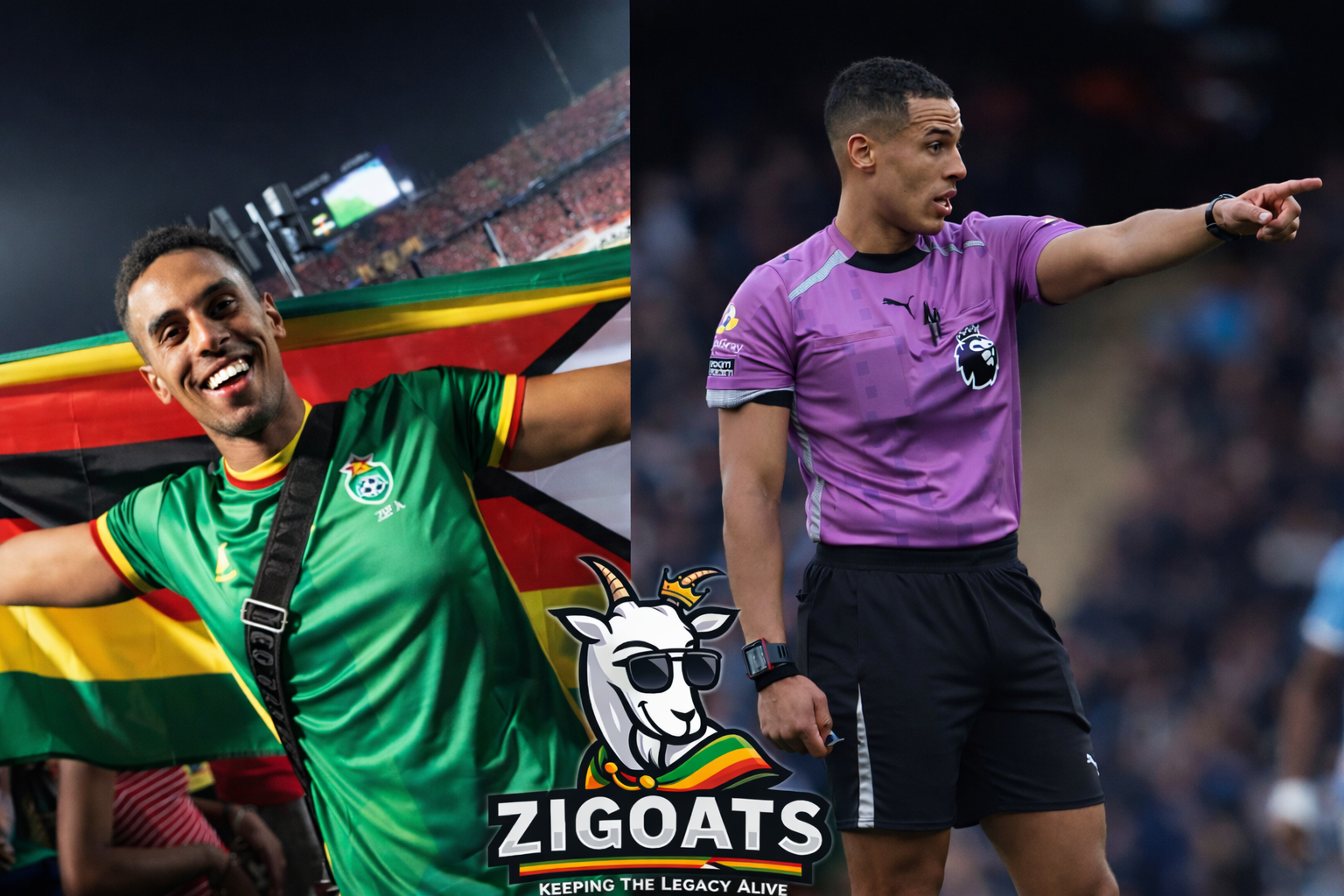 Zimbabwean-British referee Farai Hallam officiated Chelsea’s 7-0 FA Cup win over Port Vale.