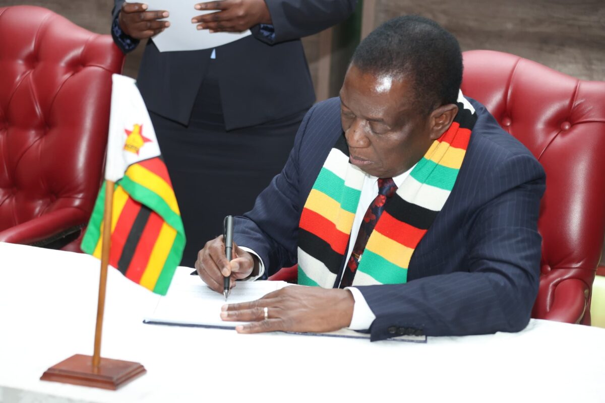 President Mnangagwa Signs CAB3 Into Law, Cementing Zimbabwe’s Sweeping Constitutional Changes